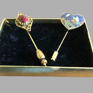 Vintage stick pins (Qty. 2)